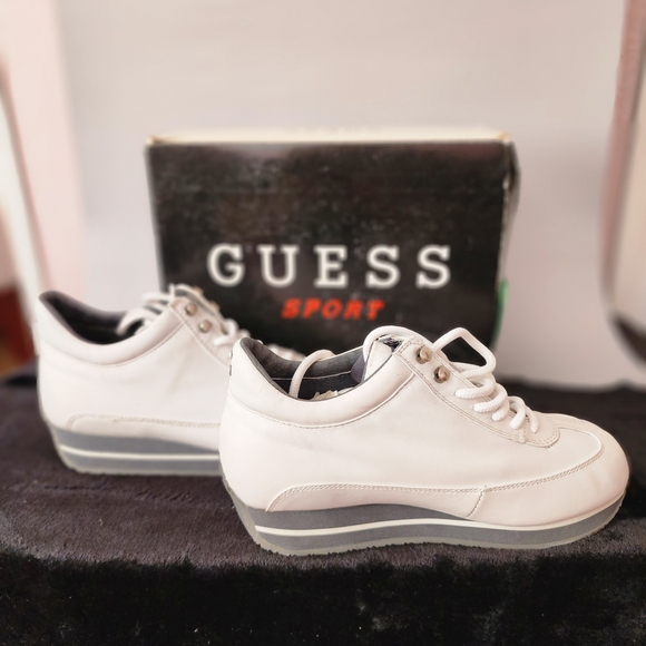Guess Shoes - Guess Sport Classic White Sneakers